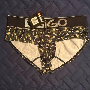 Men’s Gigo camo underwear brief size small new